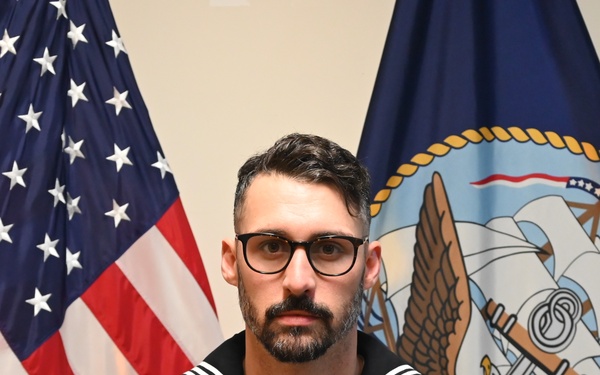 NMRTC Beaufort Sailor of the Year Hospital Corpsman Second Class Caleb Ellis