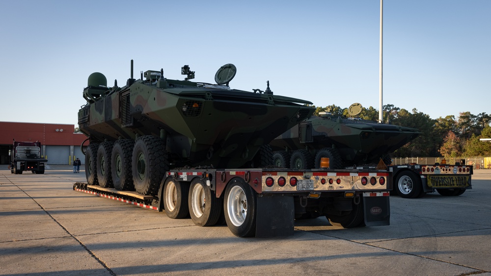 ACV-C Arrival to 2d Assault Amphibian Battalion