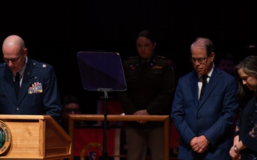 Lt. Col. Lundy delivers opening invocation for Gov. Braun's Inauguration