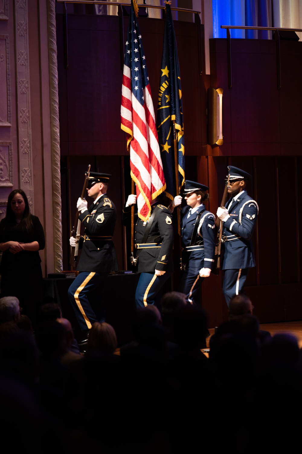 Indiana National Guard service members support Gov. Braun's Inauguration