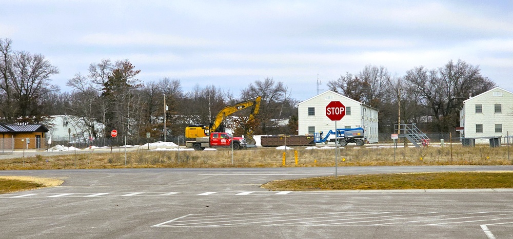 January construction operations on $55.75 million Collective Training Officers Quarters Project at Fort McCoy