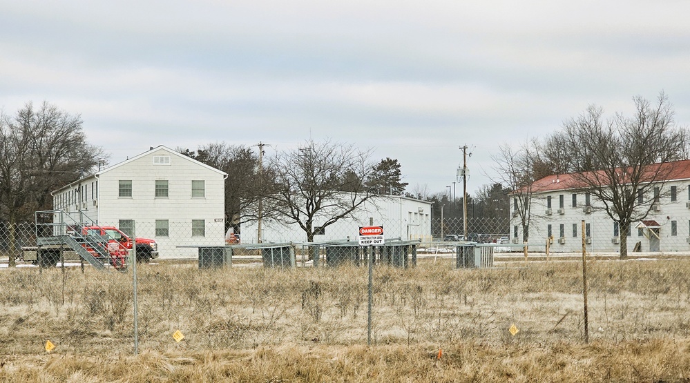 January construction operations on $55.75 million Collective Training Officers Quarters Project at Fort McCoy