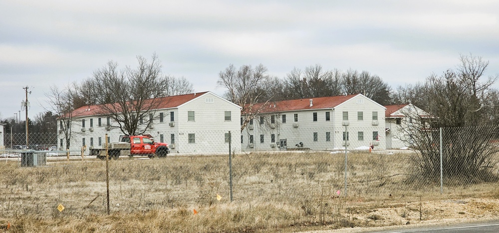 January construction operations on $55.75 million Collective Training Officers Quarters Project at Fort McCoy