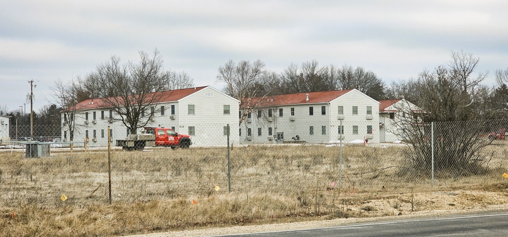 January construction operations on $55.75 million Collective Training Officers Quarters Project at Fort McCoy