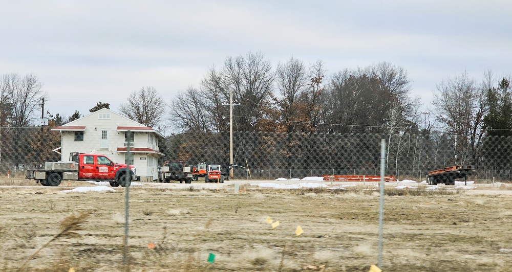 January construction operations on $55.75 million Collective Training Officers Quarters Project at Fort McCoy