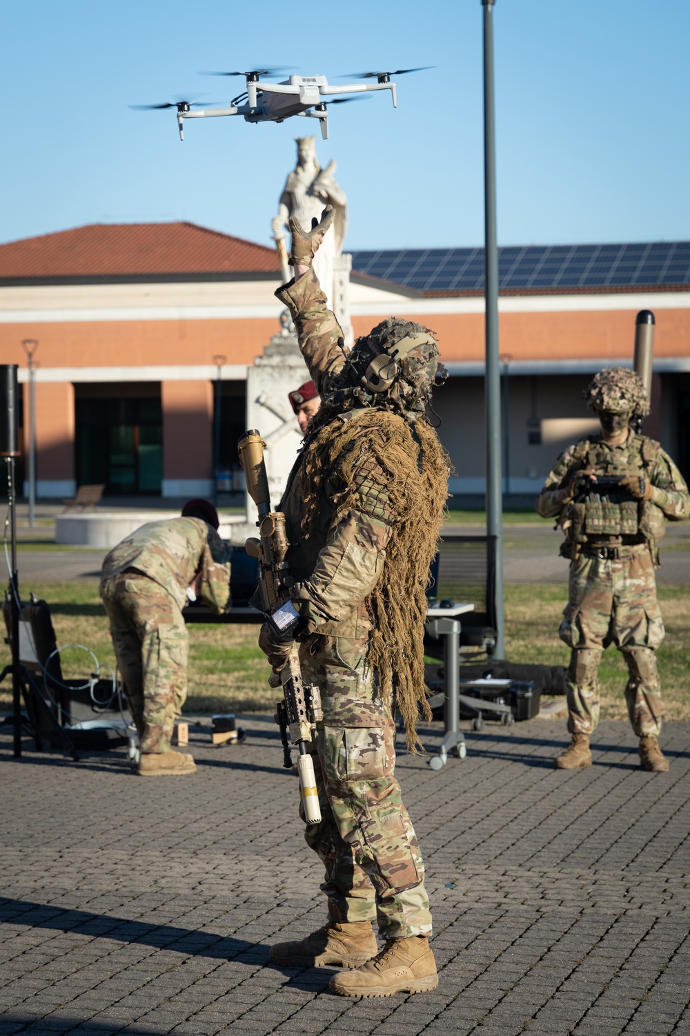 Lt. Gen. Anthony R. Hale Visits 173rd Airborne Brigade in Italy to Discuss Frontline Military Innovations