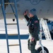 Maj. John 'Space' Stout flies fini-flight at the 104th Fighter Wing