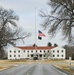 Fort McCoy remembers President Carter with flag at half-staff