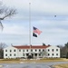 Fort McCoy remembers President Carter with flag at half-staff