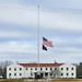 Fort McCoy remembers President Carter with flag at half-staff