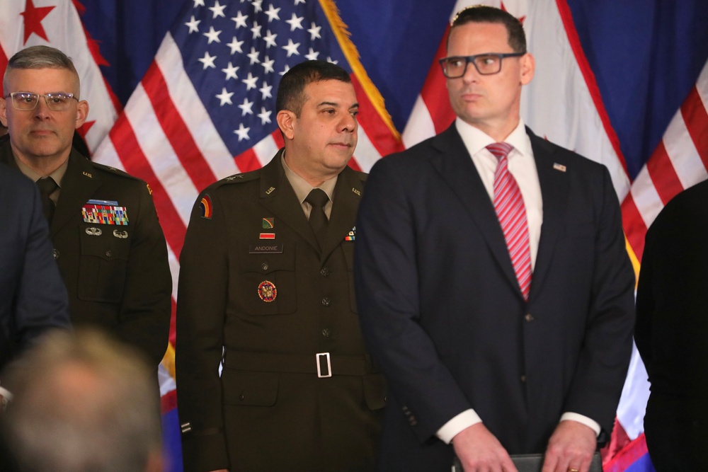 D.C. National Guard joins Mayor Bowser and partners during 60th Presidential Inauguration press conference