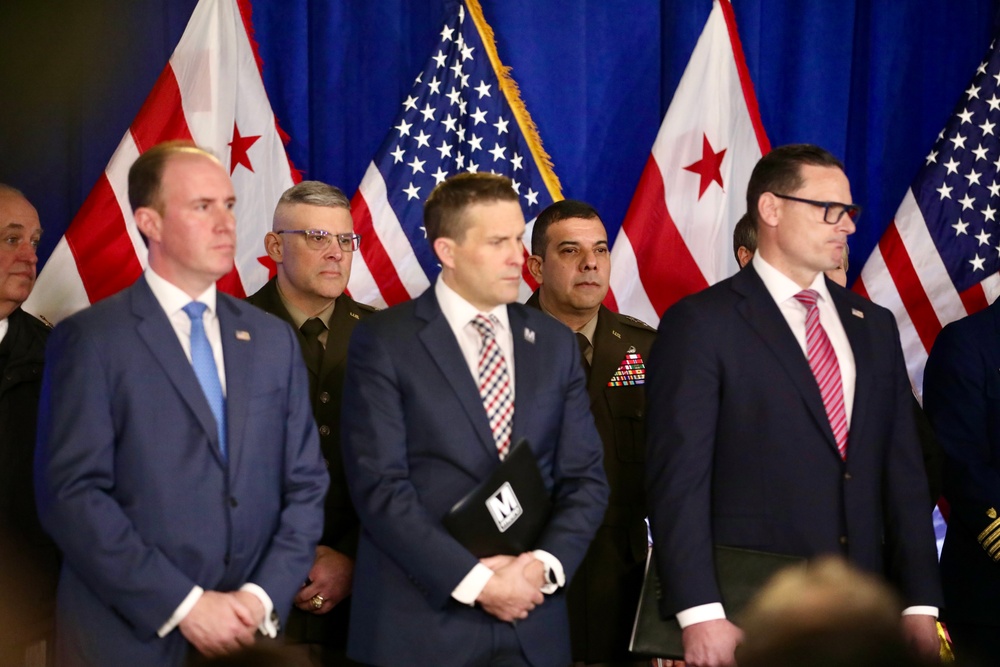 D.C. National Guard joins Mayor Bowser and partners during 60th Presidential Inauguration press conference