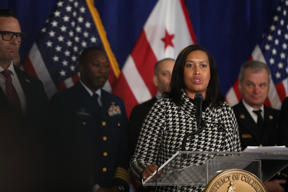 D.C. National Guard joins Mayor Bowser and partners during 60th Presidential Inauguration press conference