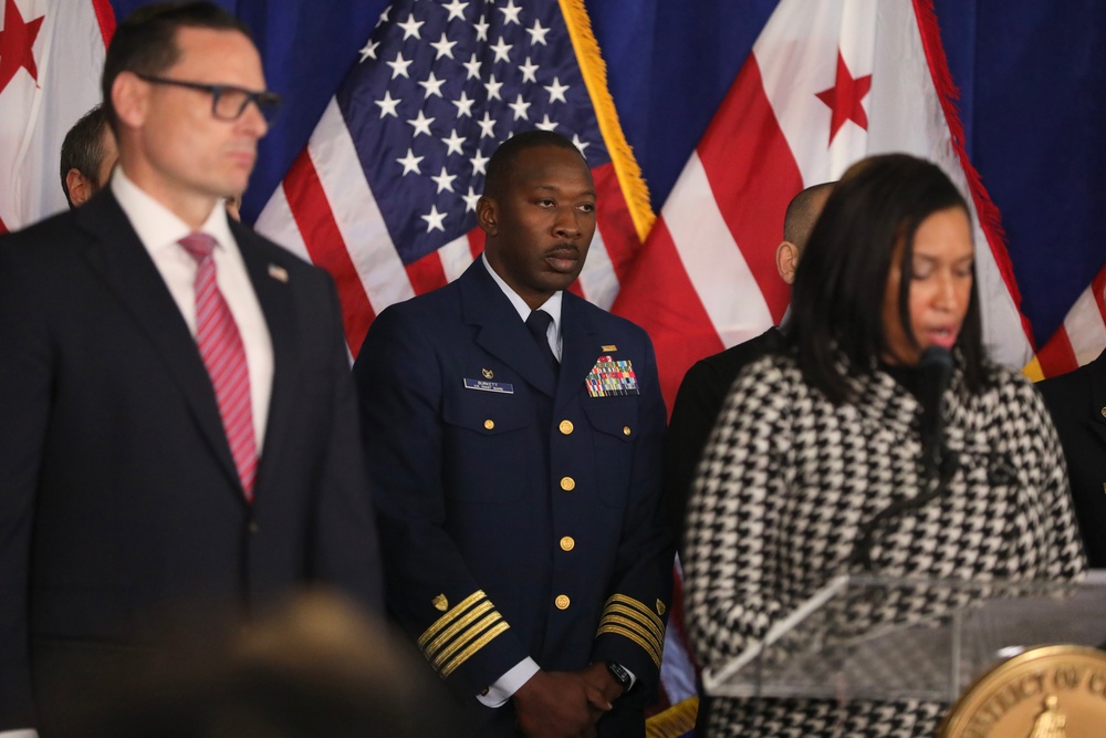 D.C. National Guard joins Mayor Bowser and partners during 60th Presidential Inauguration press conference