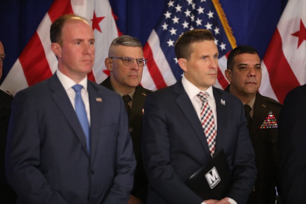 D.C. National Guard joins Mayor Bowser and partners during 60th Presidential Inauguration press conference