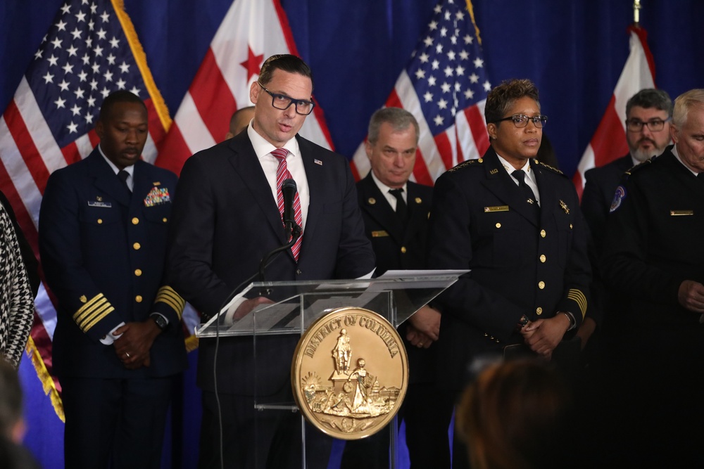 D.C. National Guard joins Mayor Bowser and partners during 60th Presidential Inauguration press conference