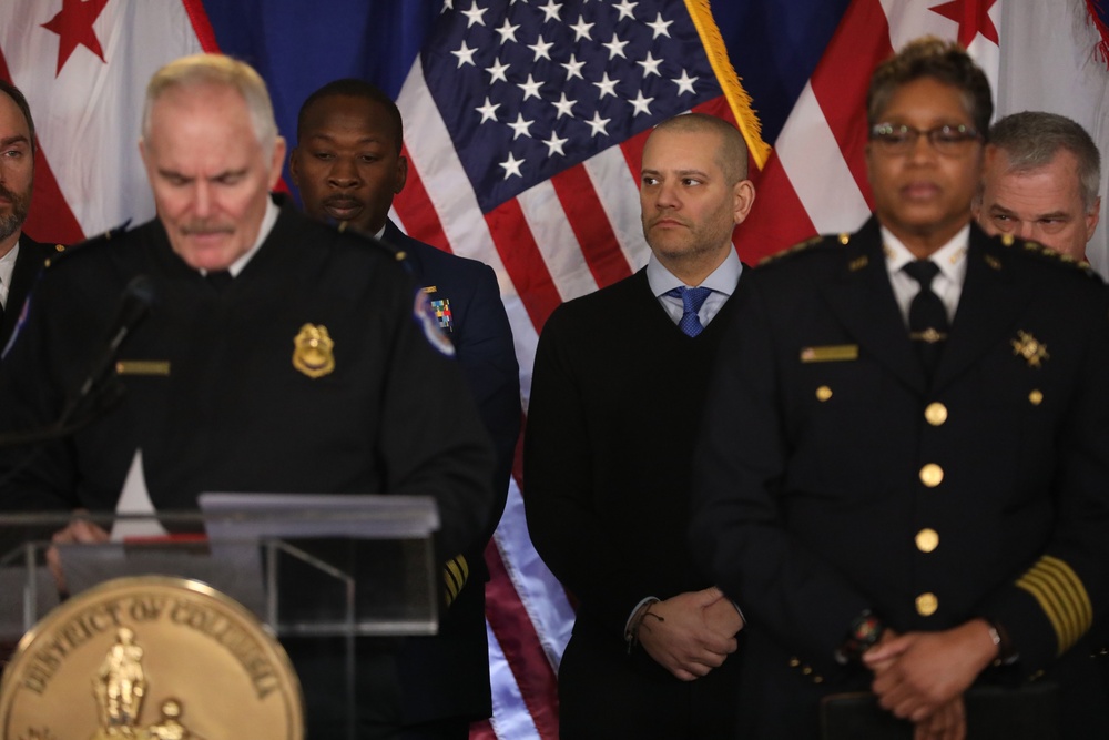 D.C. National Guard joins Mayor Bowser and partners during 60th Presidential Inauguration press conference