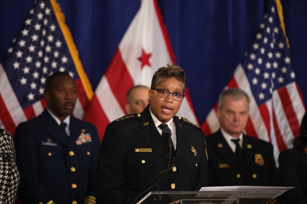 D.C. National Guard joins Mayor Bowser and partners during 60th Presidential Inauguration press conference