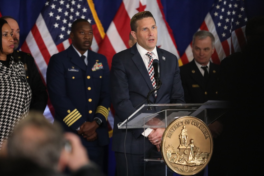 D.C. National Guard joins Mayor Bowser and partners during 60th Presidential Inauguration press conference