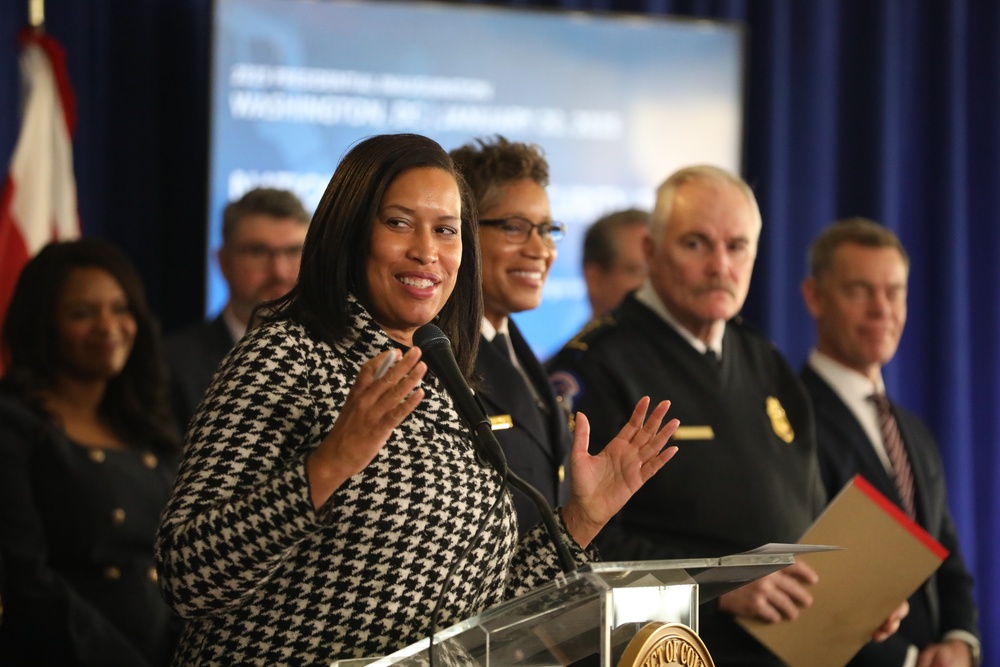 D.C. National Guard joins Mayor Bowser and partners during 60th Presidential Inauguration press conference