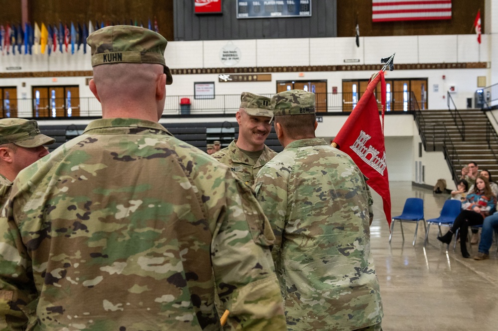 Brothers Exchange Command of 817th Engineer Company