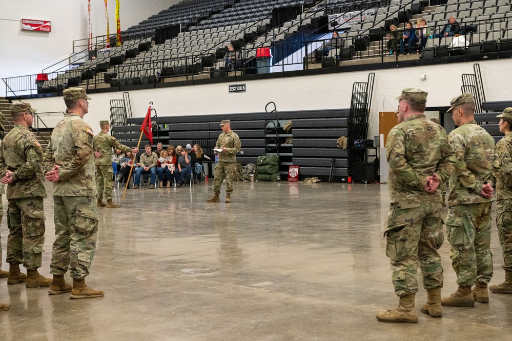 Brothers Exchange Command of 817th Engineer Company