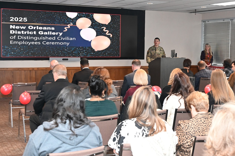 New Orleans Corps of Engineers inducts new members into Gallery of Distinguished Employees