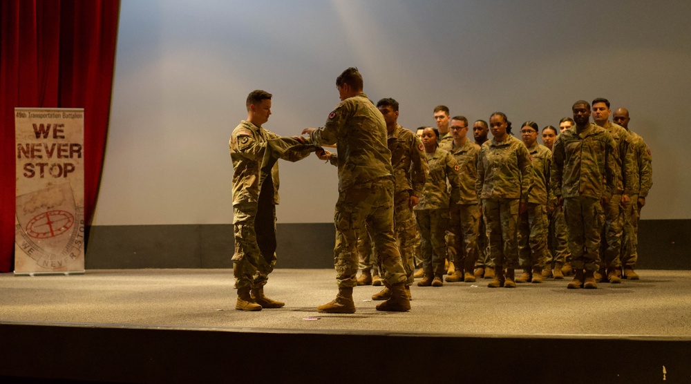 151st Movement Control Team Color Casing Ceremony