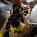 USCGC Polar Star (WAGB 10) crewmembers conduct damage control training in McMurdo Sound during Operation Deep Freeze