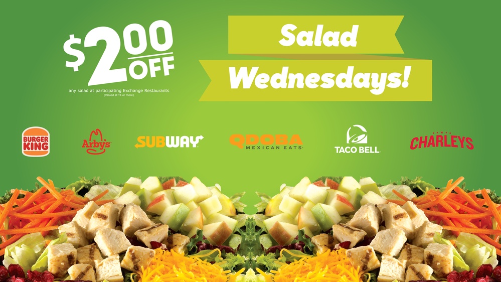 Exchange Shoppers Can Save on Healthy Eating with Salad Wednesdays