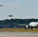 30 F/A-18 Super Hornets from Naval Air Station Oceana staged at Naval Air Station Jacksonville for a flyover honoring former U.S. President Jimmy Carter.