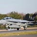 30 F/A-18 Super Hornets from Naval Air Station Oceana staged at Naval Air Station Jacksonville for a flyover honoring former U.S. President Jimmy Carter.