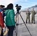 30 F/A-18 Super Hornets from Naval Air Station Oceana were staged at Naval Air Station Jacksonville for a flyover honoring former U.S. President Jimmy Carter.