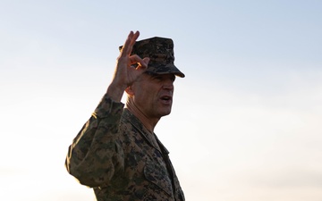 1st MLG Leadership recognizes Marines during Steel Knight 24