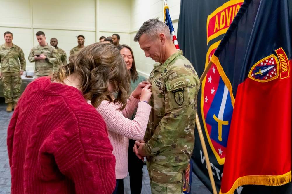 Col. Richard Montcalm promoted during ceremony at 4th SFAB