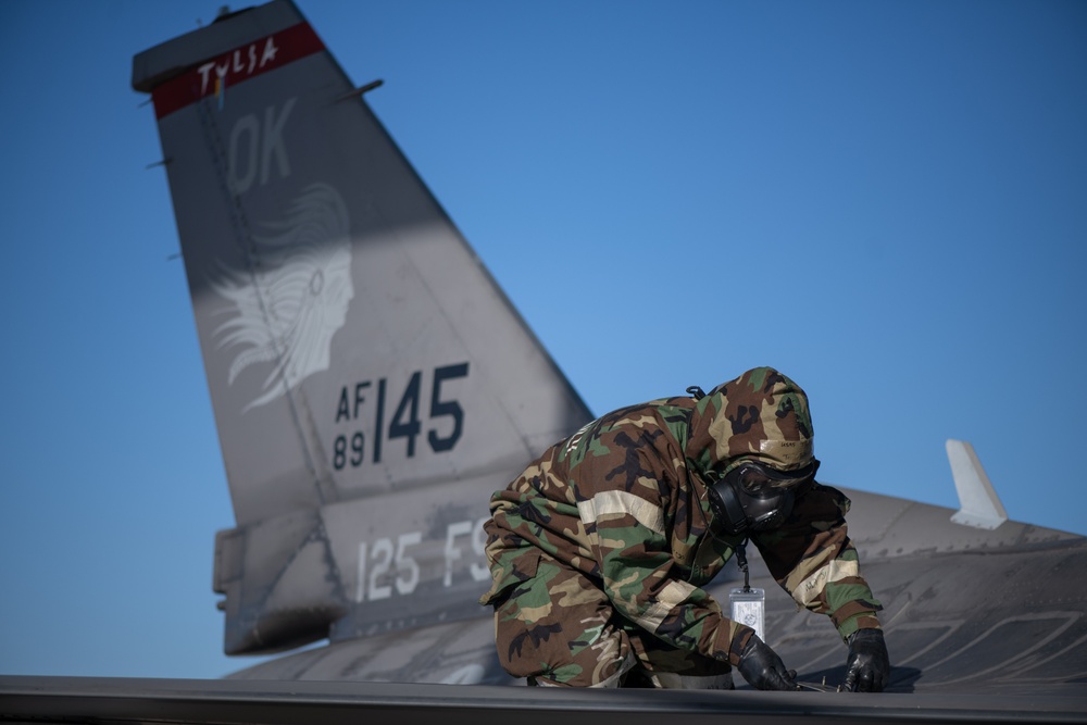 138FW Participates in Readiness Exercise