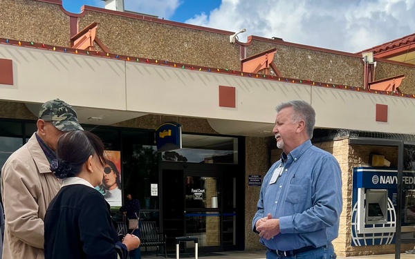 NMCSD representatives informing beneficiaries about TriWest transition