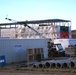 January 2025 barracks construction operations for East Barracks Project at Fort McCoy