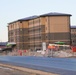 January 2025 barracks construction operations for South Barracks Project at Fort McCoy