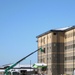 January 2025 barracks construction operations for South Barracks Project at Fort McCoy