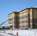 January 2025 barracks construction operations for South Barracks Project at Fort McCoy