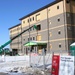 January 2025 barracks construction operations for South Barracks Project at Fort McCoy