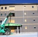 January 2025 barracks construction operations for South Barracks Project at Fort McCoy