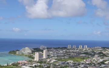 Aerial View Of Tamuning, Guam