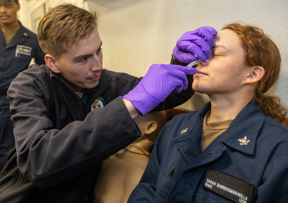 USS Preble (DDG 88) Medical Training