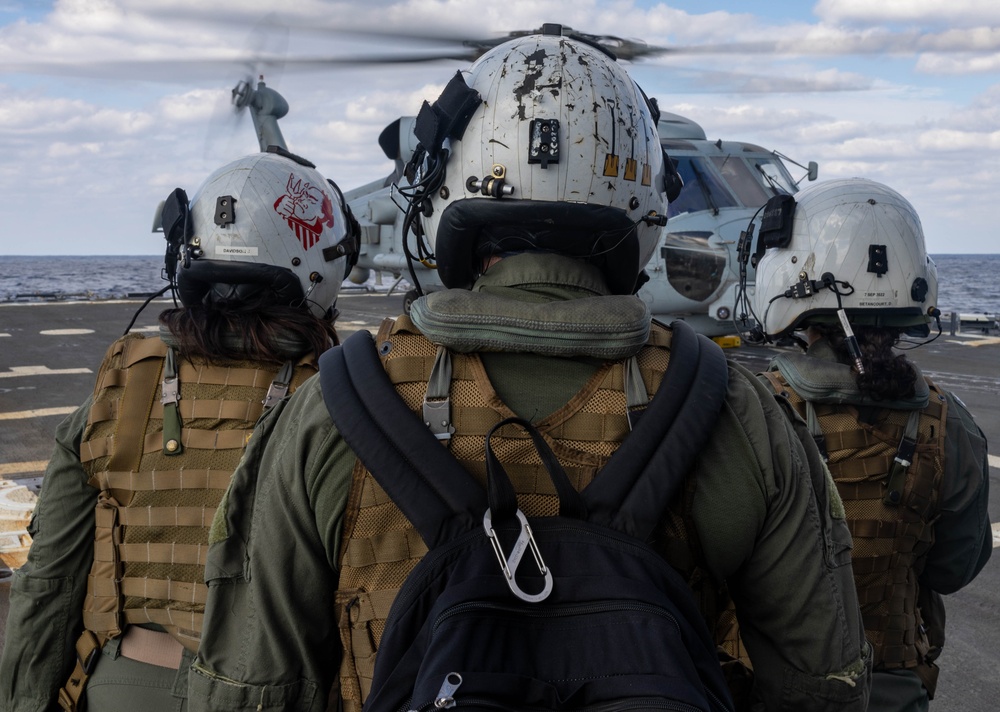 USS Preble (DDG 88) Flight Ops