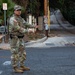 California Army National Guard maintain traffic control points during LA Wildfires