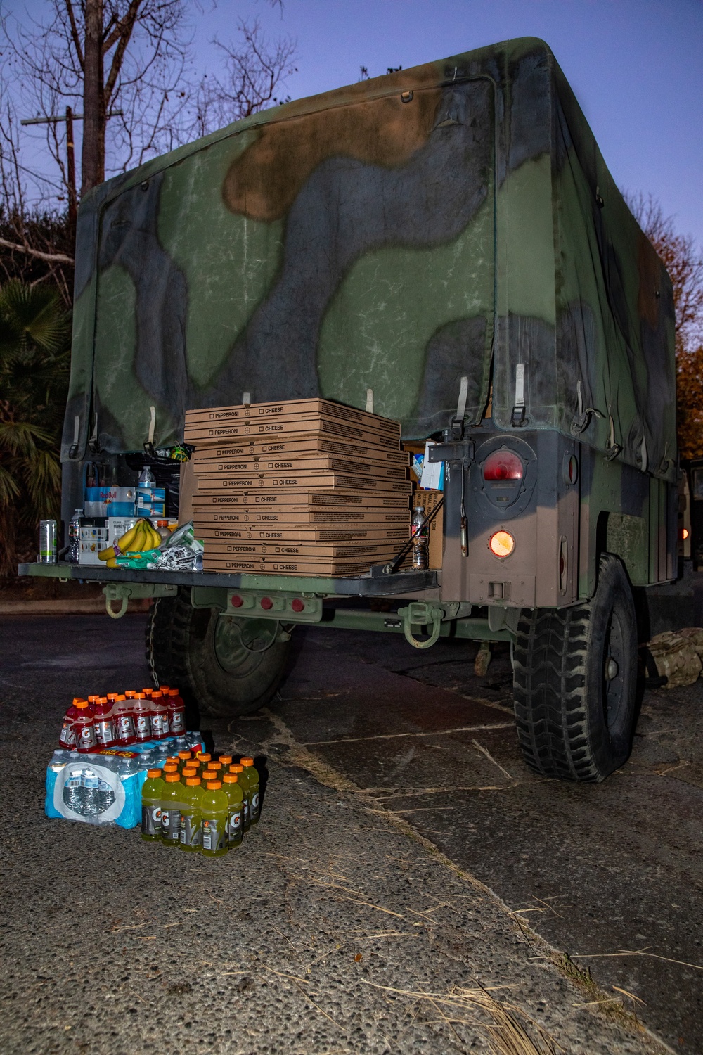 California Army National Guard maintain traffic control points during LA Wildfires