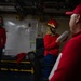 USCGC Polar Star (WAGB 10) crewmembers conduct damage control training in McMurdo Sound during Operation Deep Freeze