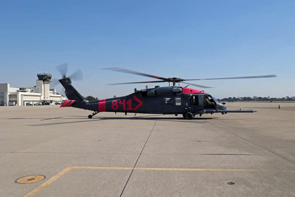 129th Rescue Wing activates for aerial firefighting in Los Angeles area